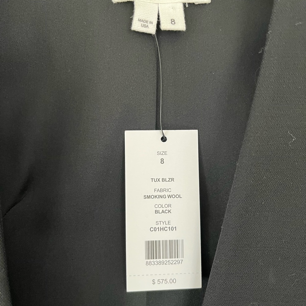 NWT Helmut Lang Black Tuxedo Blazer - Picture 2 of 3